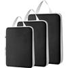 Cozary Packing Cubes Set 3 Pezzi - Organizer Valigia Salvaspazio in Tessuto Oxford di Alta Qualità - Organizer Viaggio per Valigia, Zaino e Bagaglio a Mano