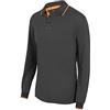 VELILLA 105515 8/19 Polo bicolore manica corta, colore nero e arancione, taglia M