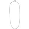 Uno de 50 Catena lunga in lega di metallo, placcata in argento Sterling, Gioiello fatto a mano, Design originale