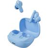 Skullcandy Smokin' Buds Cuffie wireless, auricolari Bluetooth, regolazione con isolamento acustico, fino a 20 ore di autonomia, resistenza all'acqua e al sudore IPX4 - blu chiaro