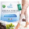 Ritalia Bendaggi Drenanti Gambe Ritalia® Bende Drena Forte con 37% Sali del Mar Morto - Trattamento Anticellulite e Drenaggio Linfatico per Ritenzione Idrica - Bendaggio Freddo Riutilizzabile fino a 3 Volte