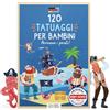 Famifidus 120 Tatuaggi per Bambini | gadget festa compleanno bambini - dermatologicamente OTTIMO e skin-friendly |