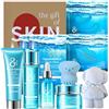 QUIYUM Kit Cura Viso Completo 12 Pezzi, Set Skincare Donna con 8X H2O AquaVitalize, Set Regalo Donna, Idratante per Tutti i Tipi di Pelle