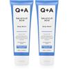 Q+A Bagnoschiuma all'acido salicilico (250 ml x 2), gel doccia sensibile, cura del corpo, gel doccia con estratto di tè verde e BHA, esfolia delicatamente, leviga e ammorbidisce la pelle