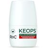 RoC Keops, trattamento anti-traspirante, roll-on senza profumo, per sudorazione eccessiva, 30 ml