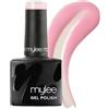 Mylee Smalto Gel Semipermanente 8ml [Strawberry Milkshake] - UV/LED Nail Art Manicure Pedicure, Lunga Durata, per Uso Professionale e Domestico [Pink Range] - Vegan & Cruelty Free