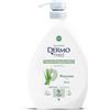 Dermomed, Crema di Sapone Mani Aloe, Rispetta la Pelle Rendendola Profumata e Morbida, con Acido Ialuronico, pH Neutro, Made in Italy, Dermatologicamente Testato, Dispenser 1L
