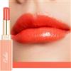 Oulac Rossetto Labbra Arancione Idratante a Tenuta Prolungata - Effetto Succoso, Applicazione Precisione, Colore Brillante, Texture Morbida，Vegan e Cruelty-free, 12 Orange Shock!