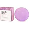 Enooso - Docciaschiuma Solido Bio RILASSANTE per purificare la pelle - con Lavanda e Talco - Bagnoschiuma 100% Vegano Artigianale Naturale - Made in Italy - 80 gr