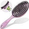 marQus Spazzola Setole Cinghiale - Districante professionale con doppia molla a spirale, ideale per ogni tipo di capelli. Naturali, garantisce una cura delicata e risultati perfetti
