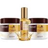 Karseell MACA CARE SYSTEM Set 2 Maschere Capelli Collagene + Olio di Argan Idratanti Riparatori Nutrienti Professionale Capelli Secchi Danneggiati Colorati Ricci Lisci Tinti Anticrespo Senza Solfati