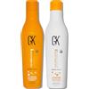 GK Hair Shield Shampoo & Conditioner Set 240 ml - Protezione UV e Colore, Idratazione e Lucentezza, Capelli Morbidi e Facili da Gestire