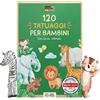 Famifidus 120 Tatuaggi per Bambini | gadget festa compleanno bambini - dermatologicamente OTTIMO e skin-friendly |