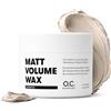 O.C. HAIRCARE Cera Matt Volumizzante - Cera per capelli con forte volume per uomini - 30 giorni di prova senza rischi - texture opaca, lucentezza sana e forte tenuta - non appiccica - ideale per