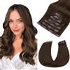 hotbanana Extension senza cuciture, con clip in capelli veri, senza cuciture, in poliuretano, senza cuciture, 50 cm, 115 g, 10 pezzi