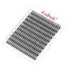 FADLASH Ciglia Finte Naturali Ciuffetti Fadlash Estensione Ciglia Individuali Spessore 0.07mm 20 Root D Curl 13mm Taglia Unica 200pcs Ciglia a Grappolo DIY Individuali