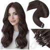 LaaVoo Extension Microring Capelli Veri 40cm 50g 50 ciocche