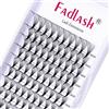 FADLASH Extension Ciglia Ciuffetti 14D 0,07mm Curva D Mix 8-14mm Ciglia Finte a Ciuffetti Premade Fans Cluster Lashes