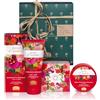 Helan, Rosso d'Ambra - Cofanetto Regalo Donna con Shampoo e Bagnoschiuma Corpo Capelli con Vitamina C 200 ml + Crema Corpo Idratante Pelle Secca Profumata con Olio di Mandorle Dolci 200 ml, Set Regalo