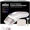 Braun Skin I·Expert Epilatore Luce Pulsata Smart, Depilatore Corpo Donna, Alternativa Laser Peli Donna, App Gratuita, Include Custodia e Rasoio Venus, Luce Pulsata Braun, 2 Testine Viso e Corpo PL7147