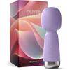 Oliver James Mini vibratore di Oliver James - Wand vibratore ricaricabile in silicone con 5 velocità e 5 modalità, sex toy discreto per donne, 12,5 cm × 4,3 cm (Lilla Pastello)