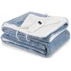 Klarstein Matrimoniale XL, Coperta Termica Elettrica 180 x 130 cm, Scaldaletto Matrimoniale Elettrico 9 Livelli di Temperatura, Lavabile in Lavatrice, Coperta Elettrica per Letto e Divano