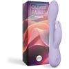 Oliver James Vibratore Coniglio di Oliver James - 10 Modalità di Vibrazione, Silicone Potente e a Basso Rumore, Resistente all'Acqua, Punto G & Clitoride, Giocattolo Intimo per Donna, Vibratori (lilla pastello)