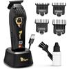 Fagaci Macchinetta per Capelli Professionale Zero Gap, Trimmer Barba Lame DLC ad Alta Affilatura Tagliacapelli Professionale, Motore Vector ad Alta Coppia Rasoio Capelli Uomo 0mm, Tagliacapelli a Zero