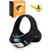 MySecretCase Cock Ring Anello Vibrante per Lui 10 Modalità Vibrazione Sexytoysys Coppia Stimolatore Clitoride Anello Pene Lui Ritardante Vibratoriper Coppia Vibratore per Uomo Masturbatore Uomo