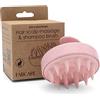 FABCARE Massaggiatore Cuoio Capelluto in Silicone con Steli di Grano per Capelli Asciutti e Bagnati, Stimola Crescita, Favorisce Circolazione e Supporta il Benessere del Cuoio Capelluto (Rosa)