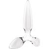 Satisfyer Triple Crystal 2, dildo in vetro | sex toy in vetro 3 in 1 con stelo, sfera e plug | per giochi con le temperature | per uso anale e vaginale | vetro borosilicato | liscio, igienico
