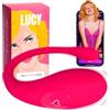 MySecretCase Ovetto Vibrante con App da Telefono Vibratoreper Donna Punto G Squirting 7 Modalità di Vibrazioni e 3 di Intensità Vibratoreper Donna Piccolo Impermeabile (Rosa)