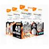 Hearing360 40 batterie per apparecchi acustici misura 13 qualità premium, durata extra, compatibili con tutti i modelli, senza mercurio (5 blister da 8 pile)