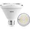 SANSI 24W Lampadina LED per Piante a Spettro Completo, Impermeabile IP54, Lampada di Crescita a LED per Piante da Interno ed Esterno, 4000K con Elevata Luminosità per Giardino, Fiori, Ortaggi, Frutta