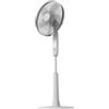 Cecotec Ventilatore a piantana con telecomando e timer EnergySilence 1010 ExtremeConnected, 60 W, 10 lame, 6 velocità, motore in rame, altezza regolabile 115-135 cm, Bianco