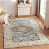 CHOSHOME Tappeto Soggiorno Classico Tappeti Soggiorno Tappeti Camera da Letto Tappeti Vintage Salotto Grandi Dimensioni Tappeto Pelo Corto Orientale Tappeto Stile Antiscivolo 300X400CM