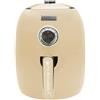 Pyramidea Friggitrice ad Aria 4 litri Vintage 1400 Watt Crema AF1960C