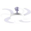 EMPOTEC Ventilatore 4 Pale a Scomparsa 30W a Soffitto con Luce 48W e 6 Velocità con Telecomando Flusso 5500-6500 m3/h Silenzioso Camera da Letto Cucina Sala