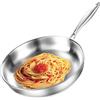 DELARLOCHEF Padella Trilamina 26 cm (10 pollici) - Cottura Rapida ed Uniforme - Economica in Energia - Padella ad Induzione