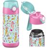 Jarlson® Borraccia Termica Bambini 350ml MALI [SENZA BPA e FTALATI] - Bottiglia Acciaio Inox - Termos per Acqua per Bambino e Bambina - Mantiene Freddo - Ideale per Scuola, Sport e Viaggi (Sirena)