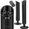 KESSER® Ventilatore a torre con TELECOMANDO - ventilatore a colonna con display a LED - ventilatore a piantana - climatizzatore