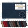 Carpet Diem Zerbino 80 x 120 cm - Tappeto ingresso antisporco - Interno ed Zerbino da Esterno, Tappetino antiscivolo per Porta, Tappeto antisporco per Porta d Ingresso - Blu-nero