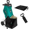 VONROC Biotrituratore elettrico 2500W - Trituratore Rami e foglie fino a Ø45mm, con Sacco Raccolta 45L, Lame in Acciaio Duro, Sicurezza Anti‑Sovraccarico - Leggero, Compatto e Facile da Pulire