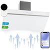 Klarstein Cappa Aspirante 90 cm, Cappa Cucina 90 cm con Aspirazione Smart e Filtro Anti Grasso Lavabile, Flusso d'Aria 514m³/h, LED RGB, IoT/Wi-Fi, Cappa Incasso Filtrante per Cucina Classe A++