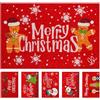Olivo Tappeti OLIVO.shop Zerbino Natale ingresso, zerbini natalizi in cocco naturale, tappeto ingresso natalizio, Tappeti Natale 40x60 cm CHRISTMAS ZERBINO (MARZAPANE)