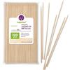 GoBeTree 100 Spiedini in Legno di Betulla 20 cm x 2,5 mm | Bastoncini Extra Resistenti per Barbecue, Carne e Frutta | Stecchini Ecologici Multiuso per Fai da Te