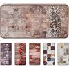 Olivo Tappeti OLIVO.shop CAPRI Tappeto cucina shabby, Passatoia cucina, Tappeto cucina antiscivolo lavabile, Passatoia shabby chic, 6 disegni varie misure (FOLIAGE, 50x180 cm)