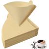 HOTUT 100 Pezzi Filtri per Caffè, A Forma di V Filtri Caffe Americano Taglia 02, Non Sbiancato, 100% Naturale Carta Filtro Cono Caffè Accessori, per Casa Ufficio Tazza con Filtro Filtro Manuale