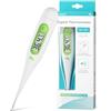 femometer Febbre Termometro digitale per bambini, letture accurate e veloci, sonda impermeabile, verde
