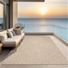 the carpet Kansas - tappeto indoor/outdoor in juta naturale, resistente e facile da pulire, ideale per terrazza, balcone o soggiorno - Natura - ca. 240 x 340 cm